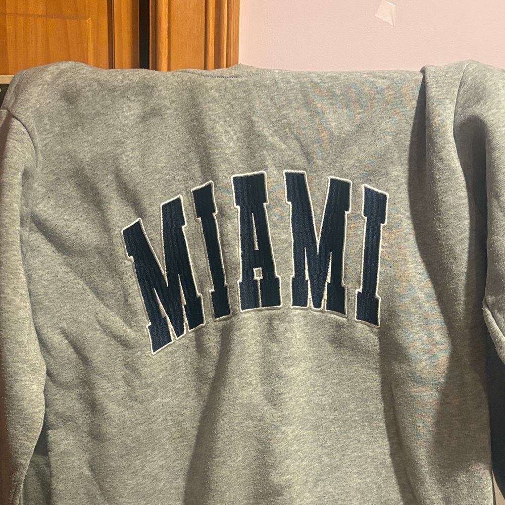 Rue21 Gray Miami Crewneck Sweater